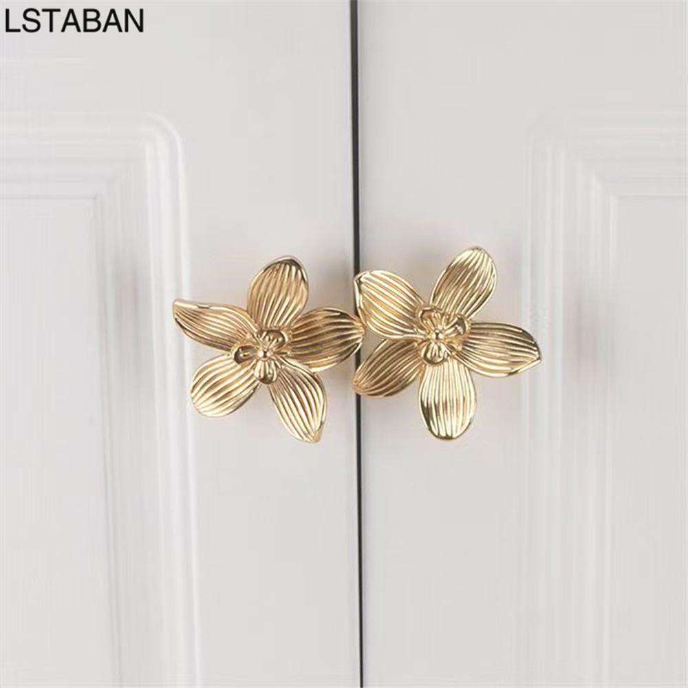Drawer Pull Gold - Uchwyt do drzwi szafki kuchennej w