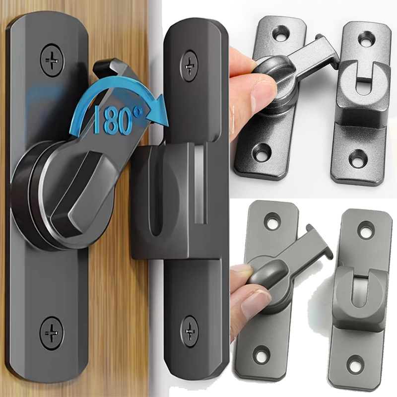 Furniture Sliding Door Hardware - 90/180 ° Obrotowy zamek do drzwi,