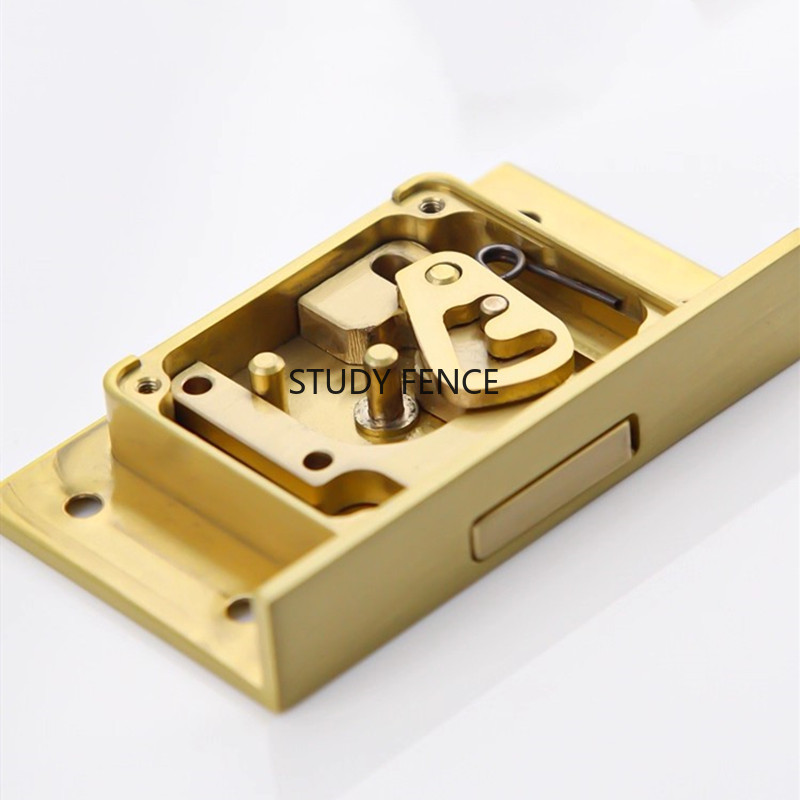 Furniture Hardware Fitting - 1 szt. Antyczny metalowy zamek do