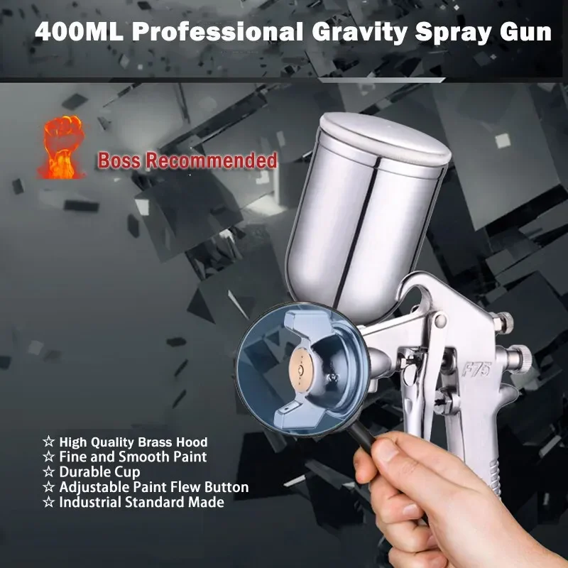 Furniture Joint Hardware - Pistolet natryskowy F-75 z regulacją koloru,