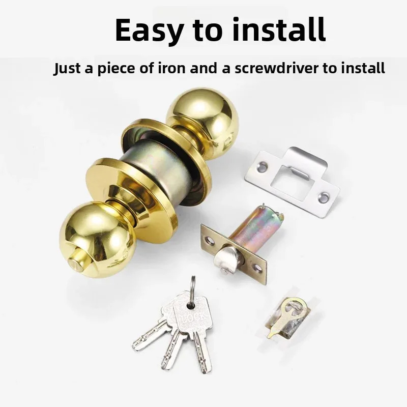 Furniture Hardware Fitting - Okrągłe gałki do drzwi ze stali
