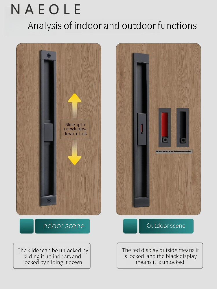 Japoński zamek do drzwi przesu – Furniture Sliding Door Hardware recenzja i cena