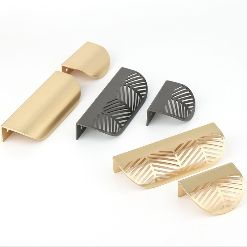 Uchwyt w kształcie liścia złot – Drawer Pull Gold recenzja i cena