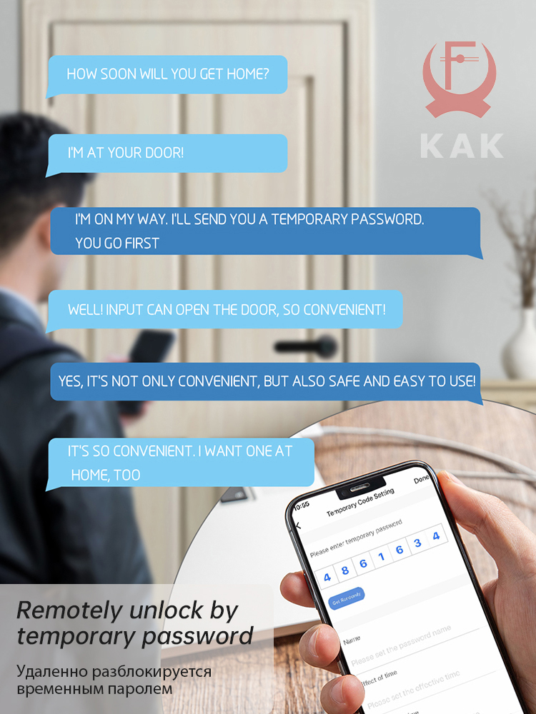 KAK Inteligentny zamek do drzw – Furniture Hardware Fitting recenzja i cena
