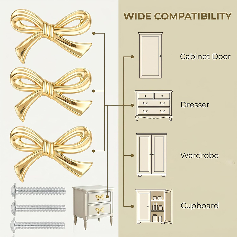 2/4/8 szt. Gałki do szuflad w  – Drawer Pull Gold recenzja i cena