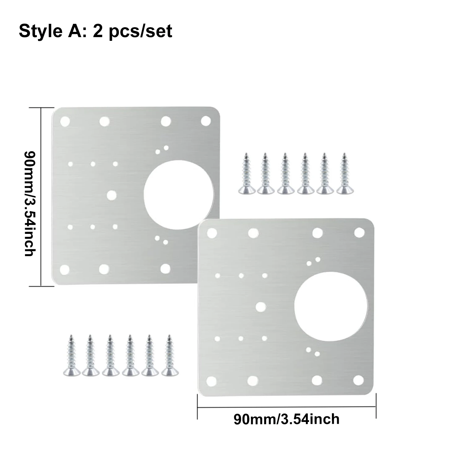 Zestaw 1-5 płyt naprawczych do – Furniture Hardware Repair recenzja i cena