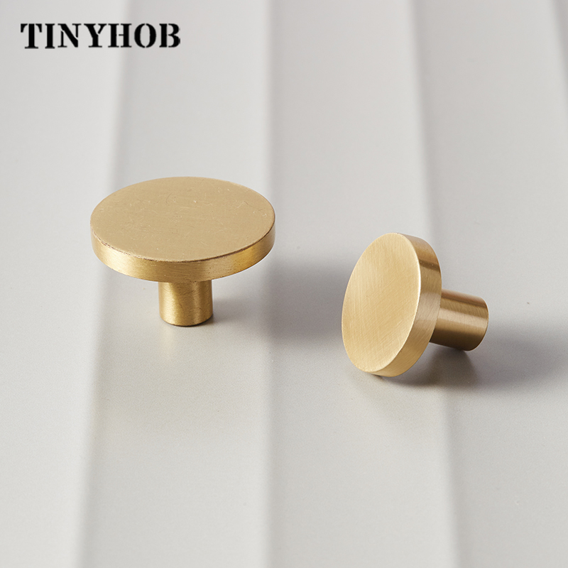 Okrągłe mosiężne gałki do komo – Drawer Pull Gold recenzja i cena
