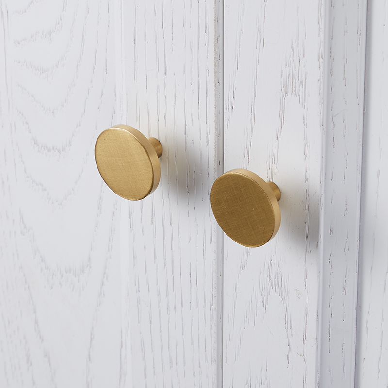 Okrągłe mosiężne gałki do komo – Drawer Pull Gold recenzja i cena